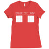 police public call box Ladies Fitted T-Shirt
