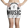 music is my life Mini Skirts