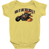 ride it like you stole it Baby Onesie