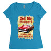 sell midget ideal christmas gift or present Women's Triblend Scoop T-shirt