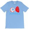 i heart zombies scary eye bloody heart halloween T-Shirt