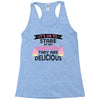 it' ok to stare at my cupcakes they are delicious Racerback Tank