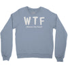 wtf where's the food Crewneck Sweatshirt