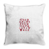 pop alphabet Throw Pillow