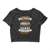 Super Cool Granddaughter Of A Freaking Awesome Grammy Crop Top