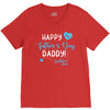 Happy First Father's Day Daddy V-Neck Tee