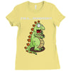 oh no monster Ladies Fitted T-Shirt