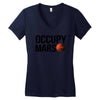 Occupy Mars Women's V-Neck T-Shirt