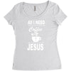 coffee and jesus Women's Triblend Scoop T-shirt