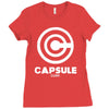 capsule corps dbz dragon ball manga anime Ladies Fitted T-Shirt
