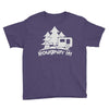 roughin' it roughing trailer camping camp Youth Tee