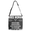 Aries Woman Adjustable Strap Totes