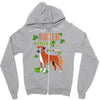 boxer wining Zipper Hoodie
