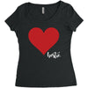 Bestie Women's Triblend Scoop T-shirt