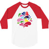 colorful art 3/4 Sleeve Shirt