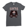crimson red Ladies Fitted T-Shirt