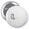 sad psycho Pin-back button