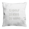 golfing dad uncle Throw Pillow