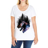 Mononoke Hime Ladies Curvy T-Shirt
