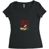 calvin hobbes Women's Triblend Scoop T-shirt