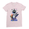 who loves golden retriever. Ladies Fitted T-Shirt