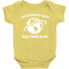 the rotation of the earth Baby Bodysuit