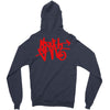 i am sloth back Zipper Hoodie