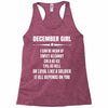 Super December Girl Racerback Tank