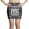 vintage made in 1992 perfectly aged a living legend Mini Skirts