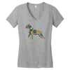 zentangle Women's V-Neck T-Shirt