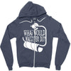 what would macgyver do humor Zipper Hoodie