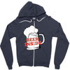 Beer Inside Zipper Hoodie