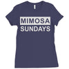 mimosa sundays brunch mens Ladies Fitted T-Shirt