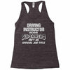 driving instructor superhero Racerback Tank
