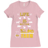 life is better1 Ladies Fitted T-Shirt