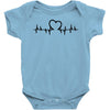 Heart Beat Baby Onesie
