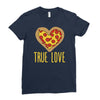 true love heart Ladies Fitted T-Shirt