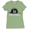 party animal Ladies Fitted T-Shirt