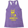 no drama llama (2) Racerback Tank