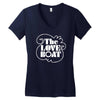 the love boat classic tv show title logo sign youth Women's V-Neck T-Shirt