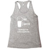 technically the glass is always full Racerback Tank