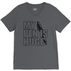 my pen is huge (2) V-Neck Tee