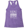 Born In December Racerback Tank