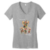 WE'RE BROKEN PEOPLE Women's V-Neck T-Shirt