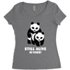 Still Alive Bitches Women's Triblend Scoop T-shirt