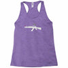 banksy style ak47 art   funny Racerback Tank