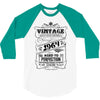 Vintage Aged To Perfection 1964 3/4 Sleeve Shirt