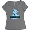 cat person Women's Triblend Scoop T-shirt