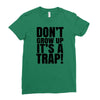 don't grow up Ladies Fitted T-Shirt