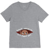 August Peeking Out Baby Boy V-Neck Tee